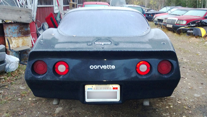 Tuonticorvette Kaliforniasta Suomeen