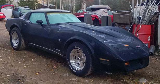 Tuonticorvette Kaliforniasta Suomeen